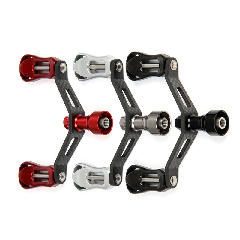 DDH013 спиннинговая катушка с двойной ручкой Eging рыболовная для DAIWA SHIMANO 90 мм углеродное волокно DIY аксессуары