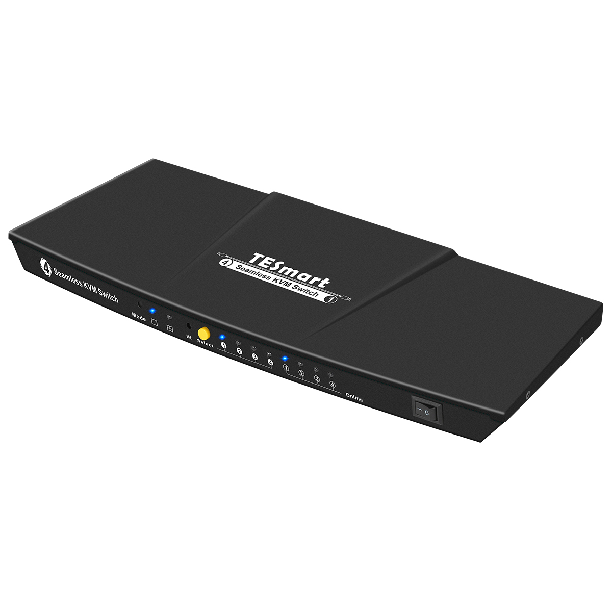 Горячая распродажа! Хорошая цена 4 порта KVM переключатель бесшовные импульсный блок с пультом дистанционного управления
