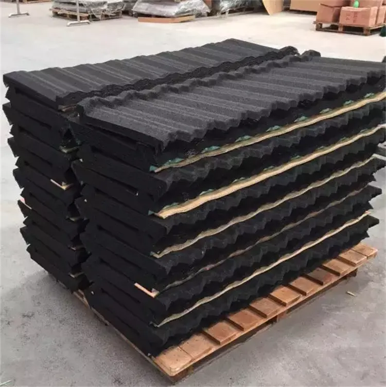 Shandong Sell Aluminum Zinc Alloy Sheet Color Metal Sheet Stone Coated Metal Roof Tiles