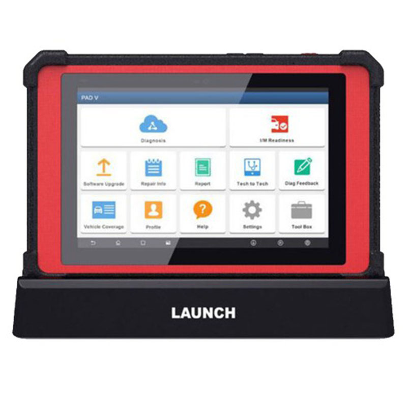 Launch X431 PAD V с SmartBox 3,0, автомобильный диагностический инструмент, поддержка онлайн-кодирования и программирования, 1 год бесплатного обновления, без IP Li