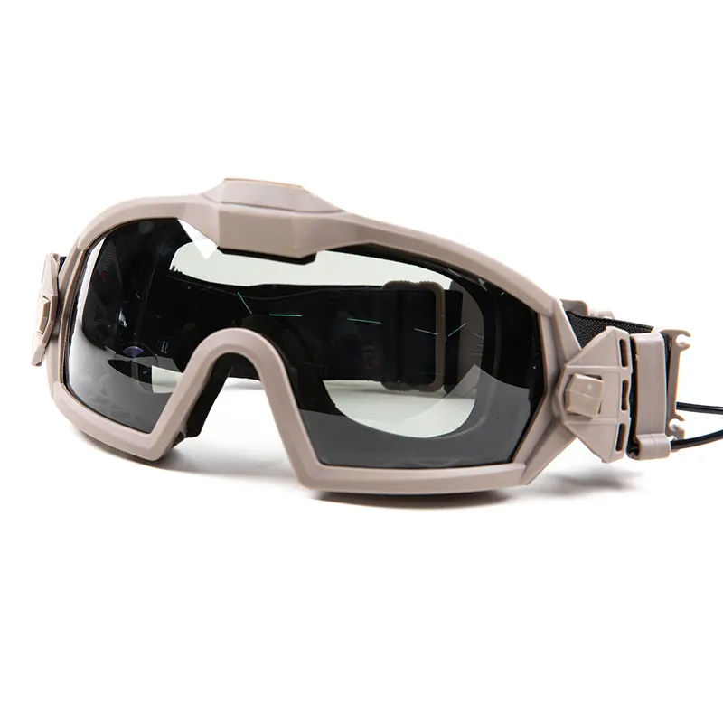 FAM tactical bullet proof goggles adjustable glass Regulator Updated Version With Fan tactical goggles