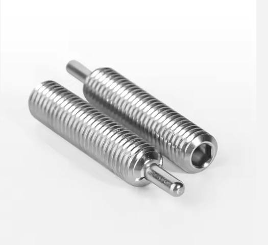 Stainless steel press fit spring plungers ball spring plunger Slotted /Hex-Drive Long-Nose Spring Plungers