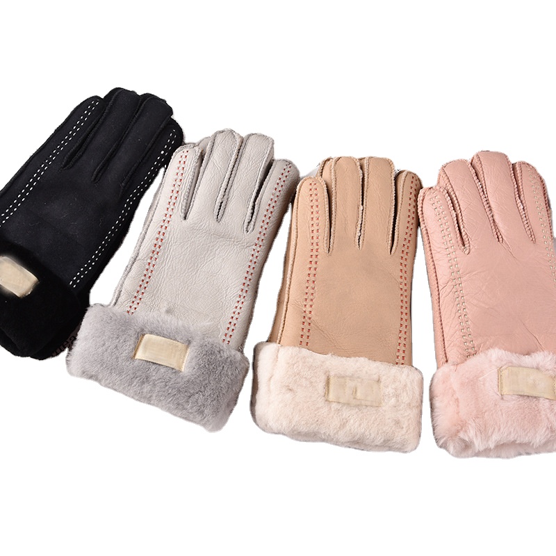 Waterproof Gloves Men Leather Customized Outdoor Fingers apart Gloves for women and girls