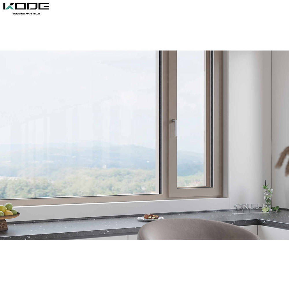 Cheap price aluminum double glass framed sliding home metal windows