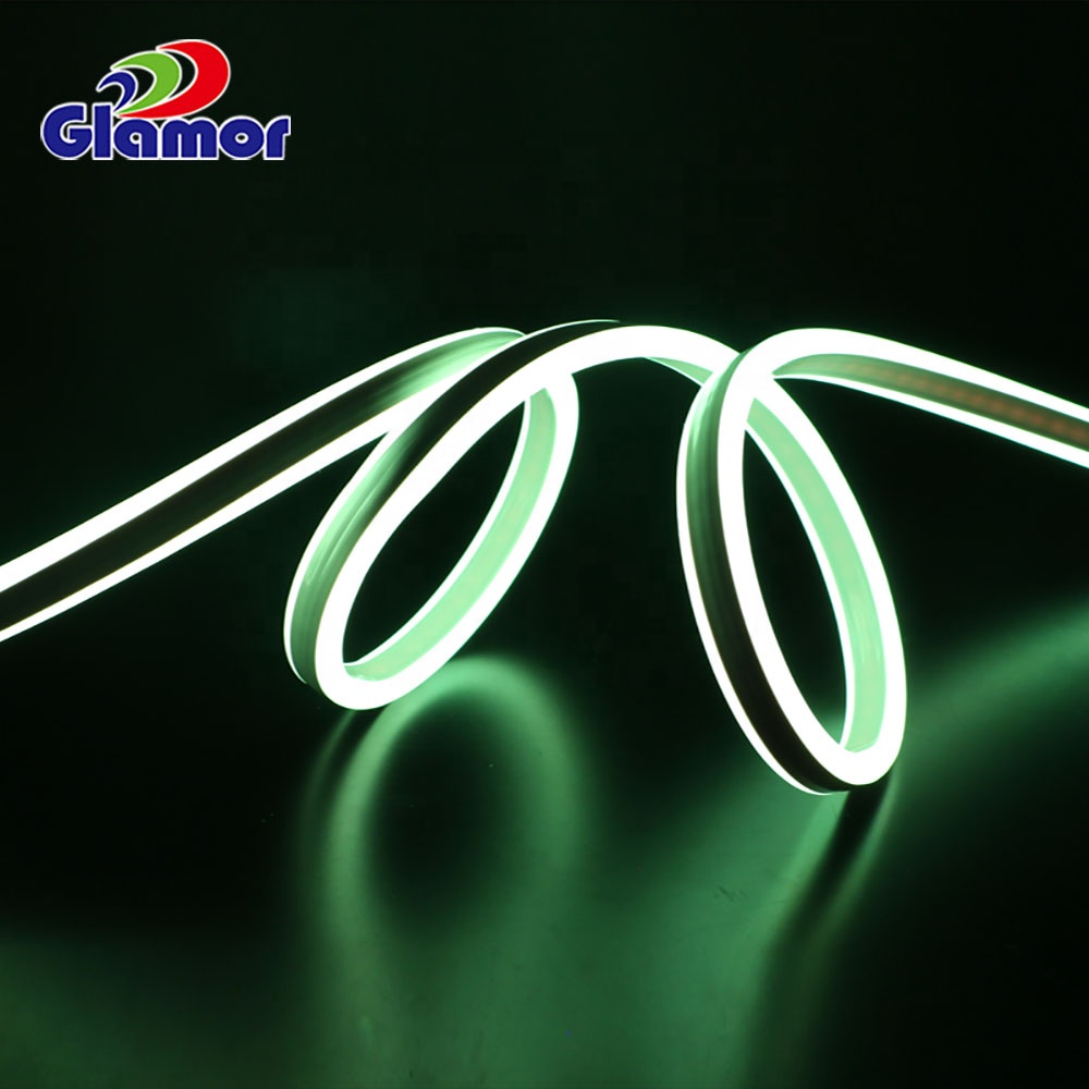 WIFI DC 24V RGB неоновый гибкий светодиод SMD2835 оптовая продажа Smart Neon Flex 220V открытый гибкий с контроллером управление через приложение