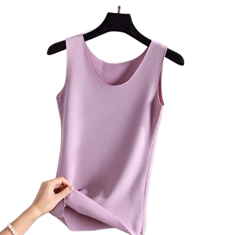 2021 women's thermal vest Comfortable breathable slim-fit vest for daily Warm vest and underwear woman's thermal underwear