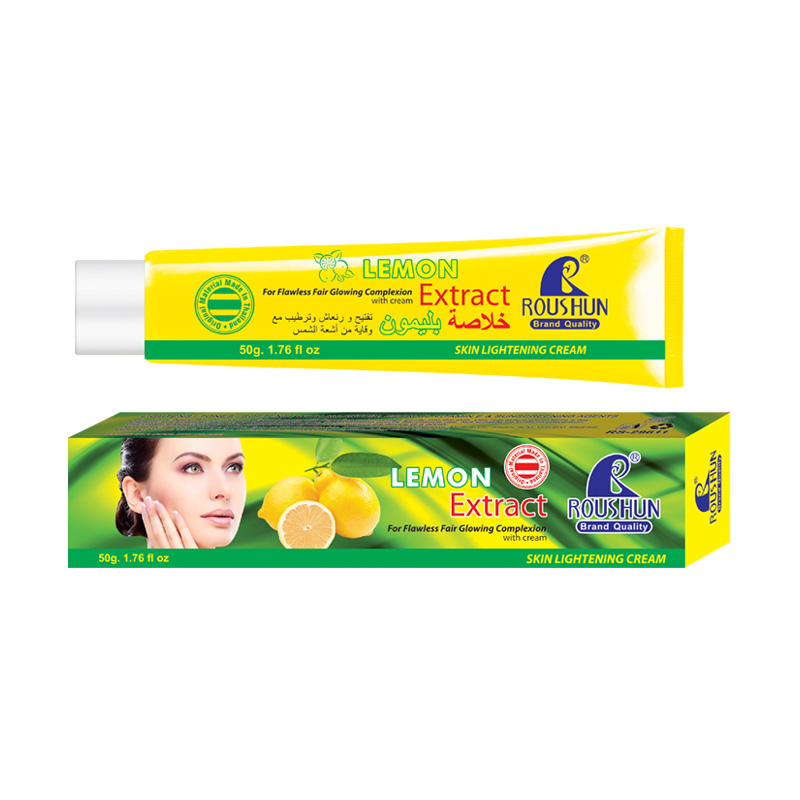ROUSHUN Lemon Extract Whitening skin Lightening Cream OEM/ODM Private Label Acceptable