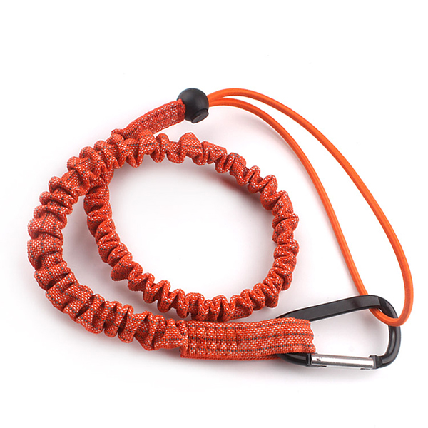 Один карабин и регулируемый кончик петли, стандартная длина инструмента Lanyard