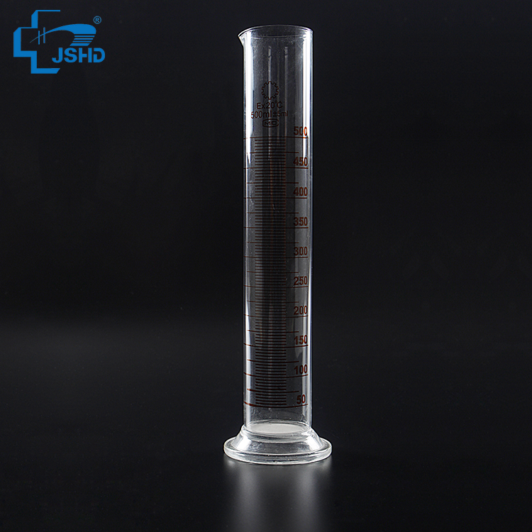 Laboratory Graduated Measuring Cylinder Glass Measuring Cylinder