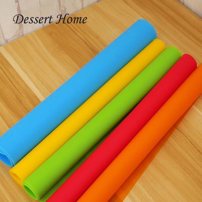 M0218 Silicone Mats Sheet Pizza Mat Rolling Dough Non-Stick Maker Pastry Kitchen Gadgets Cooking Tools Bakeware Accessories