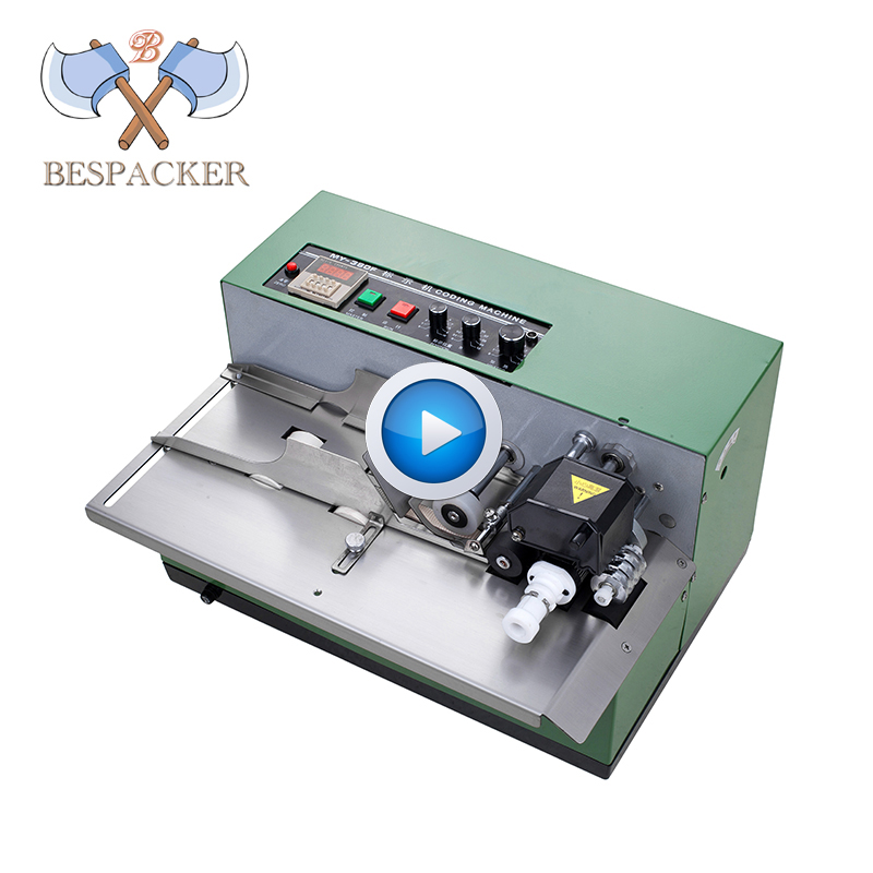 Bespacker MY-380F high speed solid-ink date batch expiry automatic coding machines for expiry dates