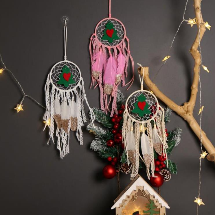 Dream Catcher Home Decorations Christmas Dream Catcher Hanging Ornaments Christmas Gift Dreamcatcher Wall Hanging