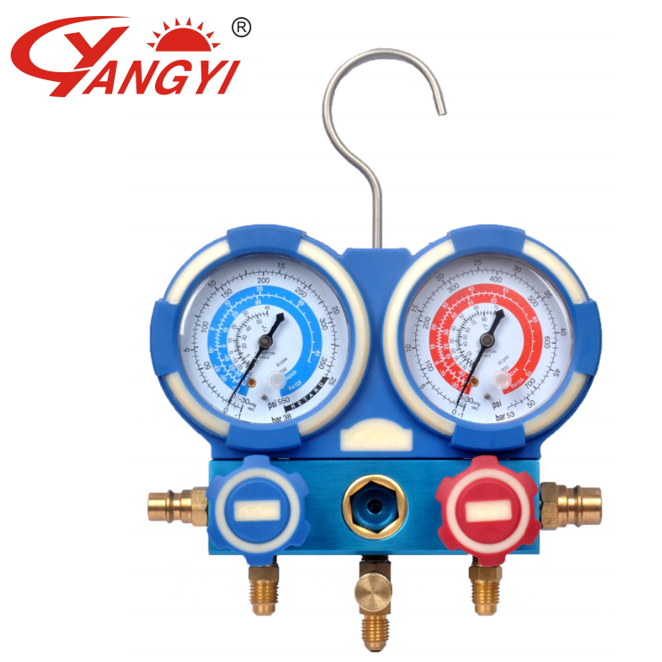 Accurate Dual Manifold Gauge for refrigerant R410A, R32, R134a ,R407C