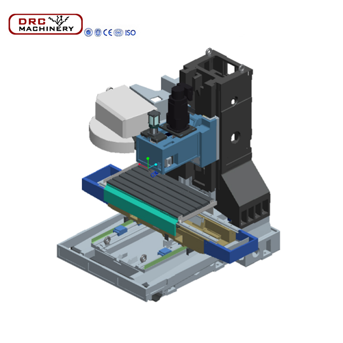 Высокая точность 4-осевая CNC фрезерный станок