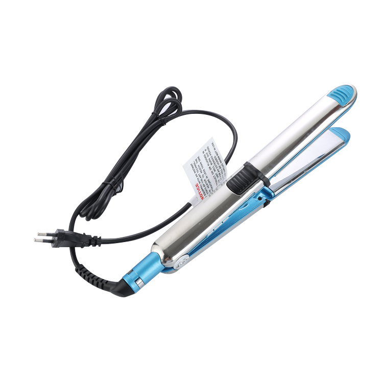 Wholesale 2 in 1 ceramic steam hair styling tools fast heated hair straightener flat iron electric salon hair curler for women