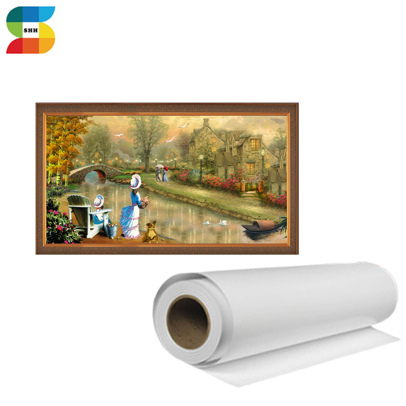 Heavy Duty Cotton Blank Art Canvas Material Wide Roll Unprimed