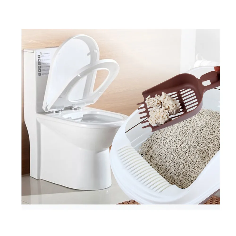 pet toilet cat litter tray clumping cat sand tofu cat litter