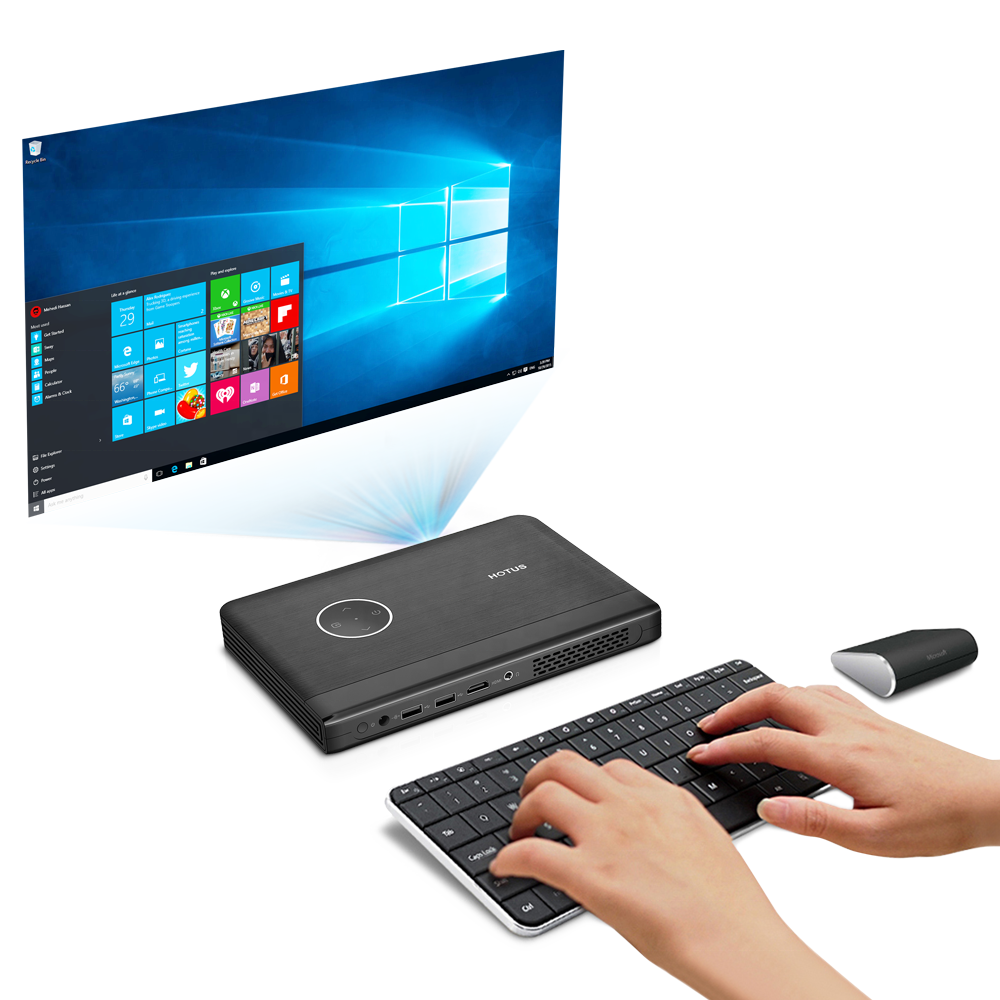 Win 10 театр DLP портативный мини светодиодный проектор 1080P проектор для домашнего, деловая, для офиса, Презентация домашняя цифровой проектор Пико