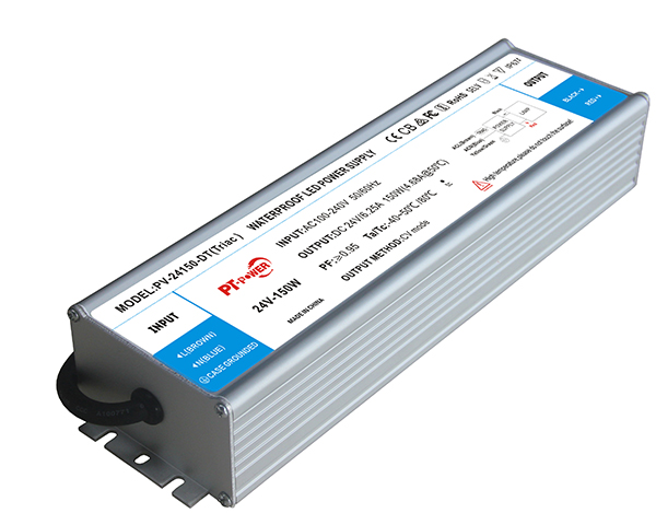 2021 Новое поступление 12 В 150 Вт Triac Диммируемый Светодиодный драйвер Водонепроницаемый Импульсный источник питания