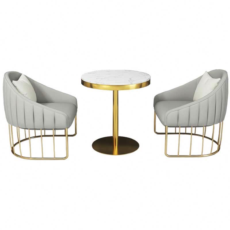 Nordic Office Sofa Coffee Table Combination Set Balcony Coffee Table Set Reception Area Simple Modern Business Reception Sofa