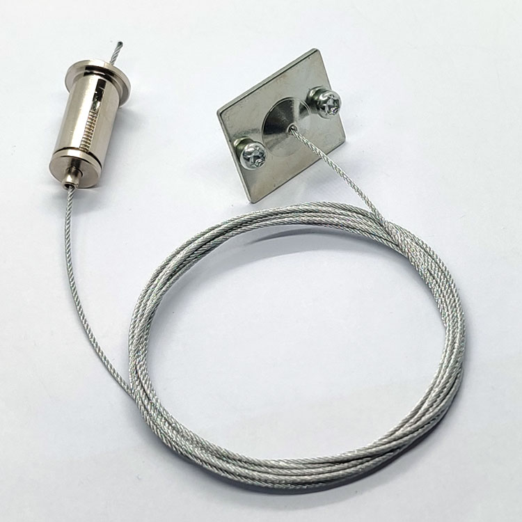 Steel light Hanging Kit with 1.5mm Aircraft Steel Wire Cable Gripper suspension kit