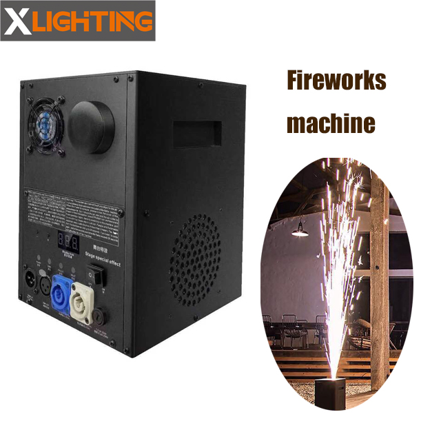 DMX 512 холодный фонтан со сценическим эффектом, пожарная машина для клуба