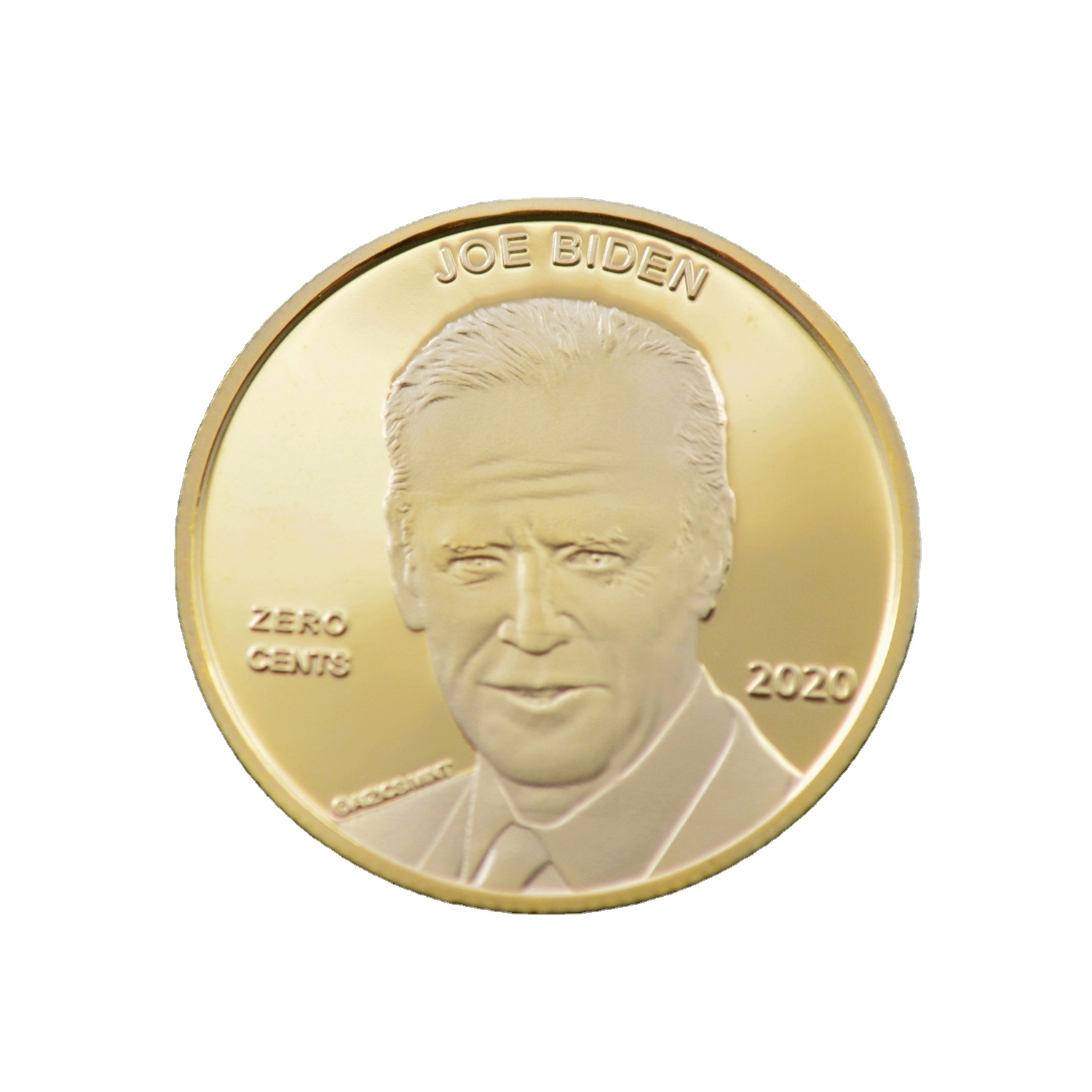Соединенные Штаты Америки JOE BIDEN ZERO CENTS Coin, BIDEN 0 CENTS COINS
