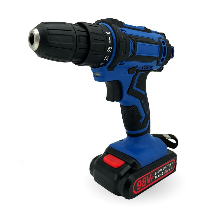 factory direct sell 21V strong power impact drill electric drills tools hand screwdriver Li-ion battery cordless drill 21v