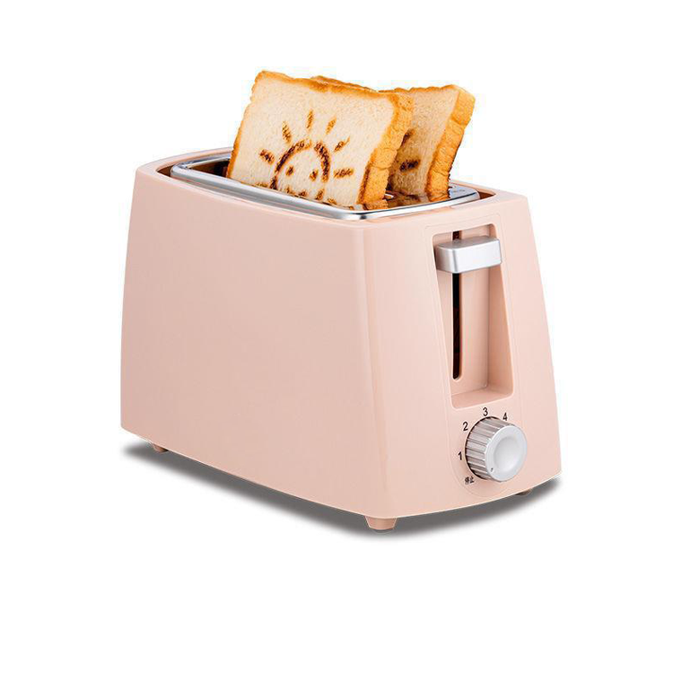 New Design Best Quality 2 Slice Toaster Plastic Pop Up Toaster With Cool Touch Housing Bread Toaster