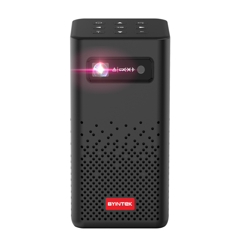 BYINTEK Новый P20 Мини Портативный Смарт видео беспроводной компьютер наружный игровой проектор