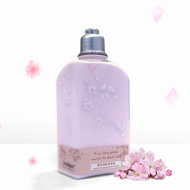 Cherry Blossom whitening body lotion skin private label