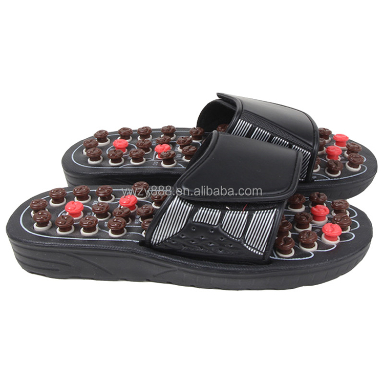 Chinese Medicine Pedicure Accupressure Foot Treatment Healthcare Acupoint House Slippers Massage Slipper Shoes for Men