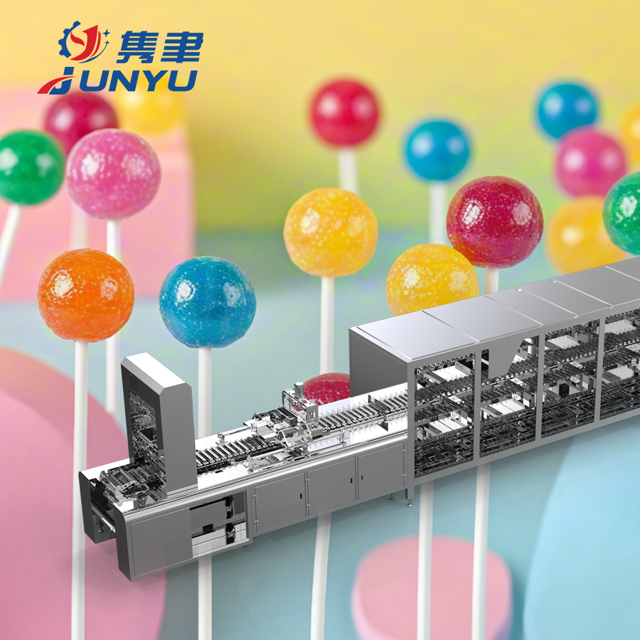 Small Full Automatic Lollipop Fabrication Bonbon Hard Candy Production Line Sweet Depositor Chupa-chups Candy Make Machine