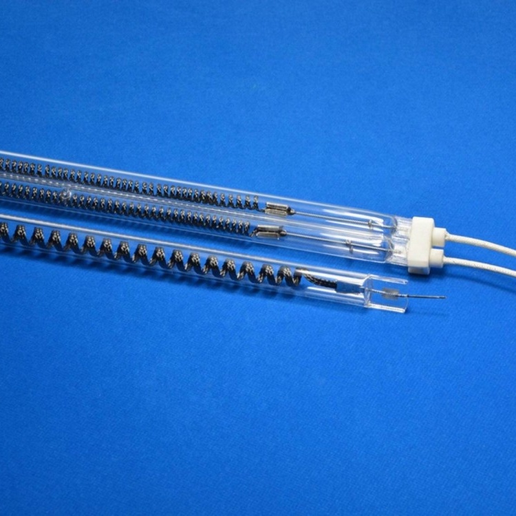 Gold Reflector Quartz Carbon Medium Wave Infrared Heating Tube