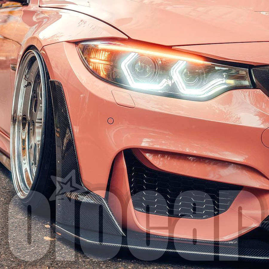 Новые товары! 3 шт., передний спойлер oiomotors для BM F80 M3 и F82 F83 M4