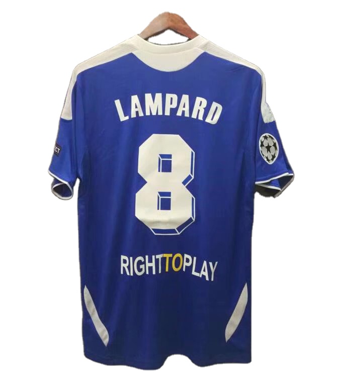 2011 12 футболок в стиле ретро, футболка lampard для футбола, высокое качество, тайская футболка в стиле ретро