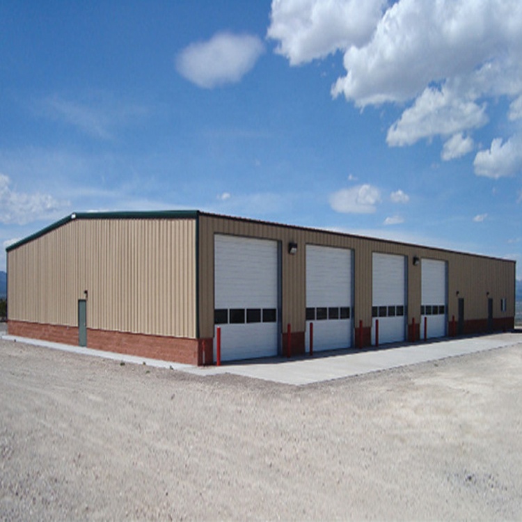 prefabricated metal steel structure prefab garage with loft