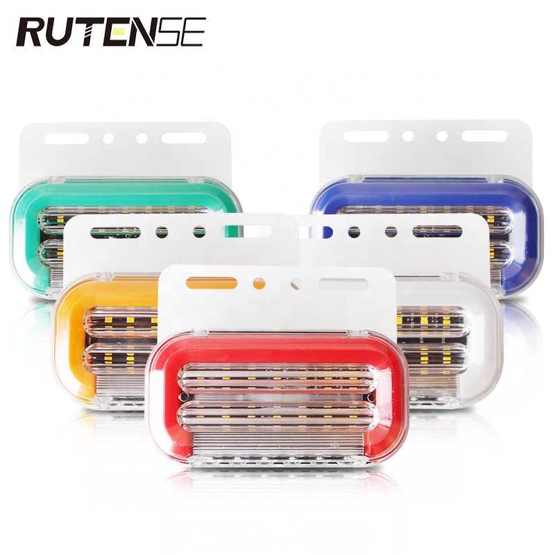 Rutense новый тип звуковой сигнал для грузовиков Боковые направляющие воды 24V 30W 2000LM предупреждающий сигнал свет для грузовиков безопасный singal грузовик светодиодные фонари