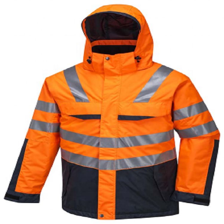 Customizable Color Waterproof Reflective Jacket Safety Work Polyester Oxford Fabric Breathable Reflective Jacket