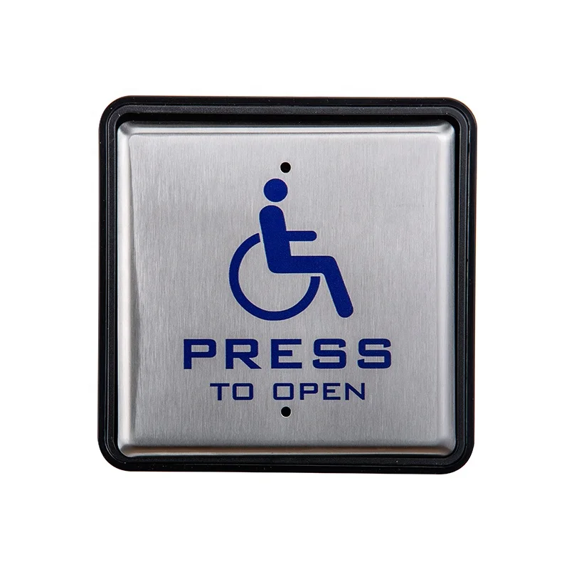 Automatic door wired disabled switch for the disabled(PB09) access control system push press button switch