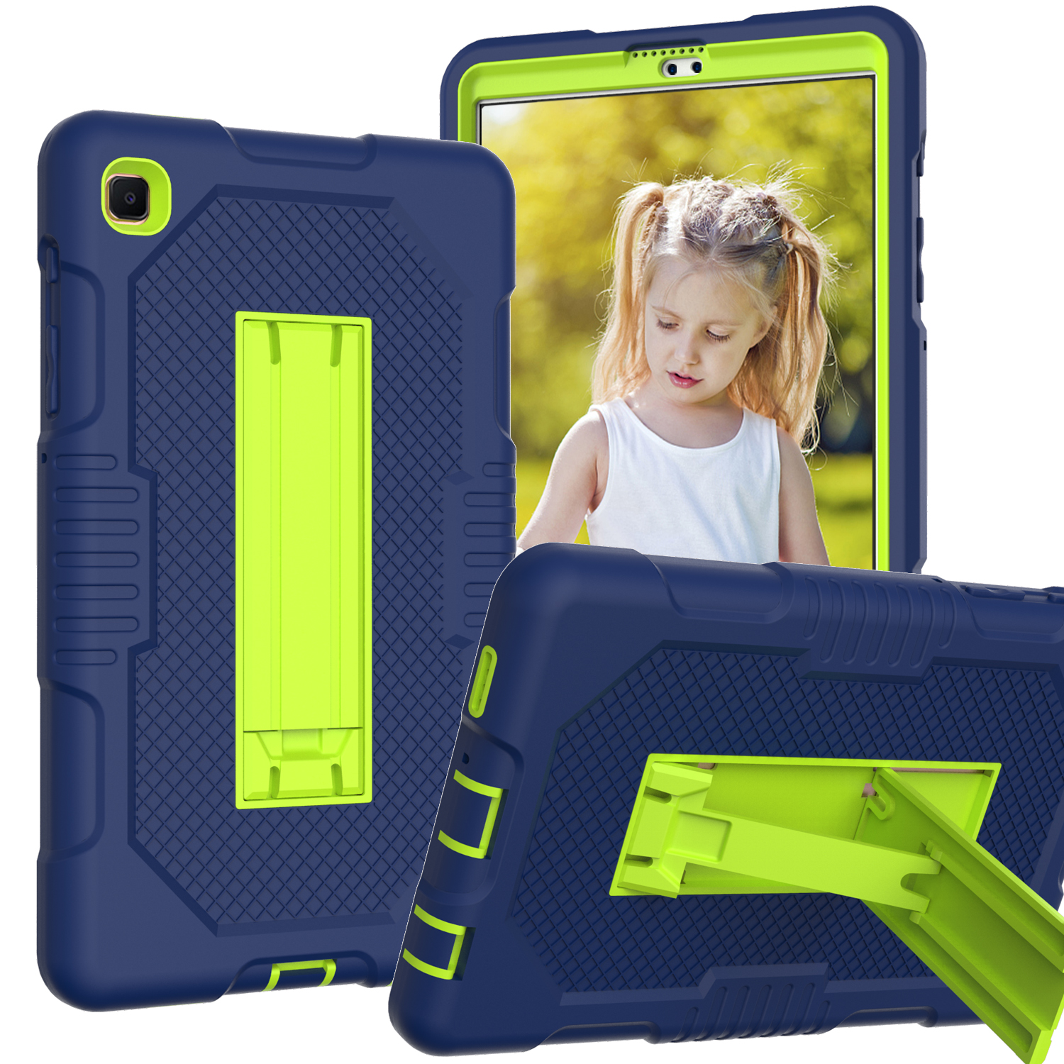 Чехол-подставка для планшета Samsung Galaxy Tab A7 Lite 8,7 дюйма T220/T225 2021 Прочный Гибридный армированный противоударный чехол с подставкой