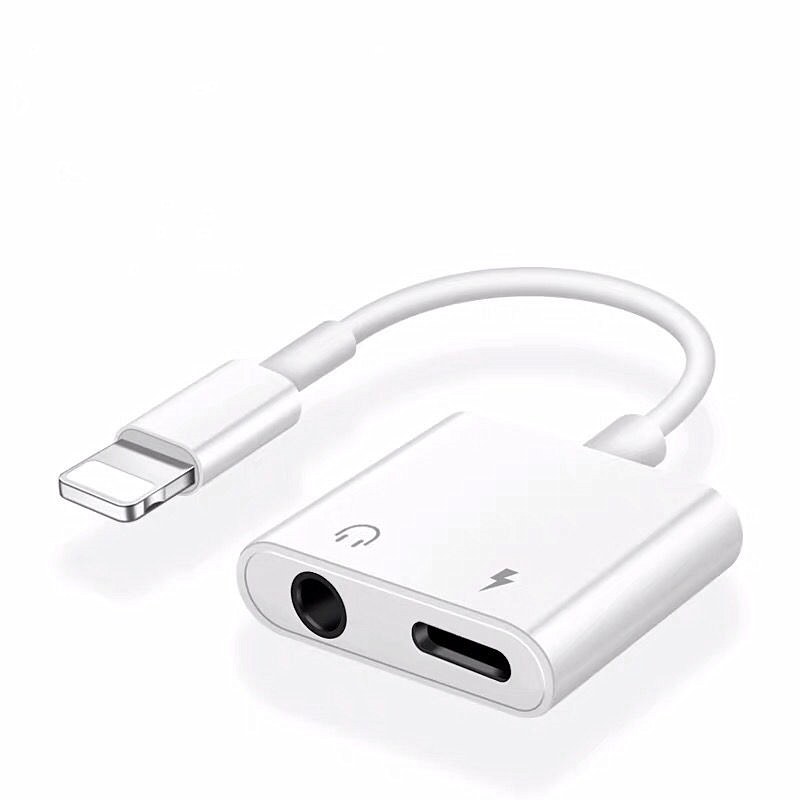 Подходящий iPad Lightning на 2 Lightning зарядка песни многофункциональный аудио адаптер коробка