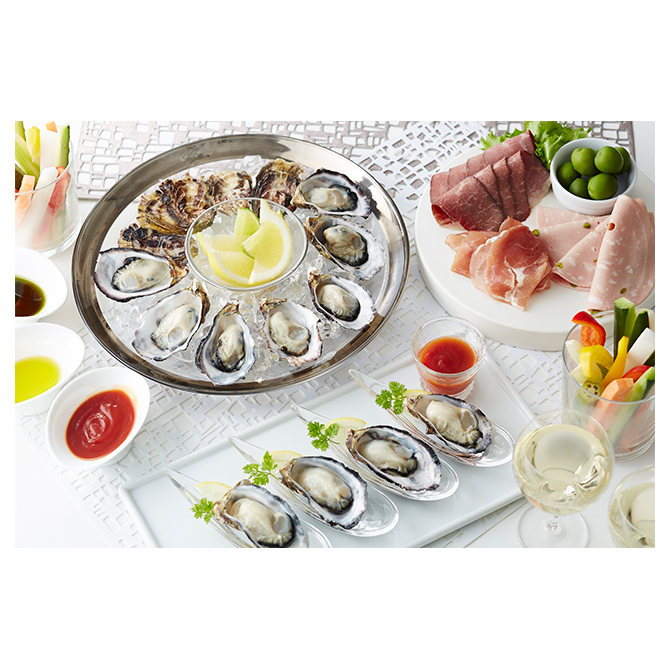 Морские морепродукты, замороженные устричные продукты в тщательно отфильтрованной морской воде