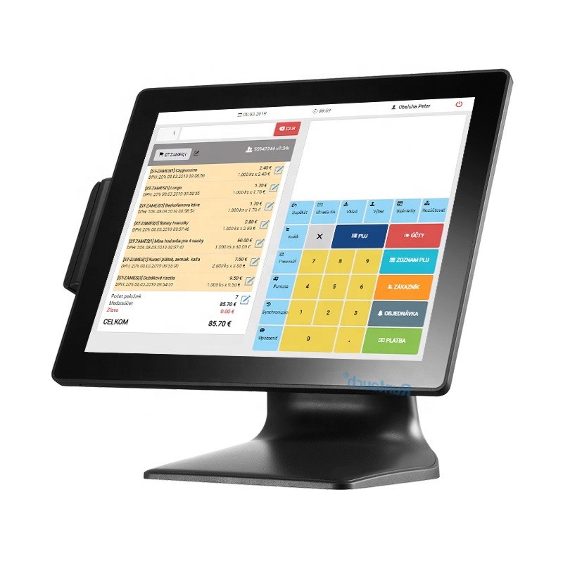 Touch-screen display used new gprs pos terminal for Financial Equipment