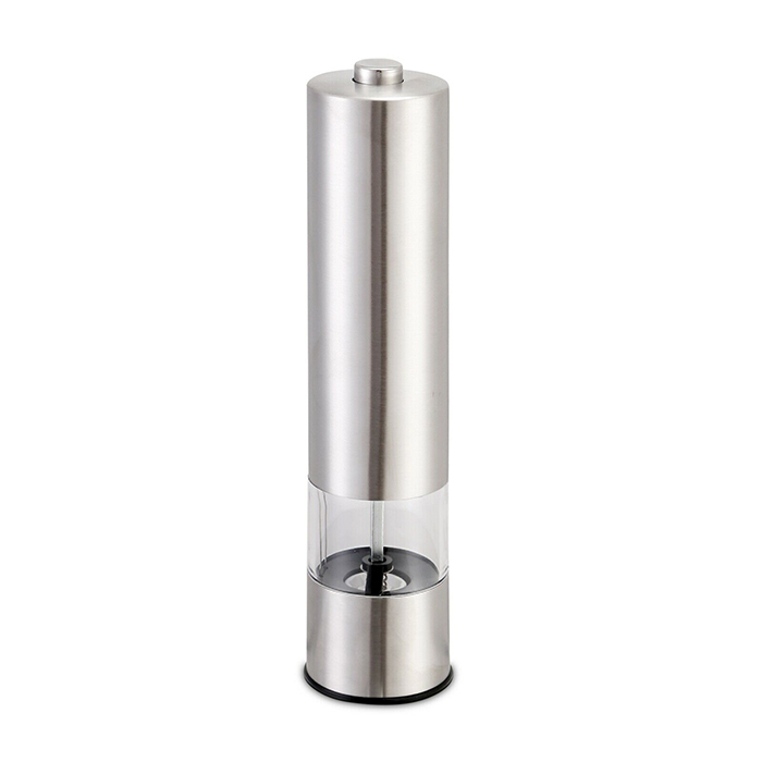 Stainless Steel Battery Operated Electric Salt Pepper Spice Grinder with Adjustable Ceramic Mill
