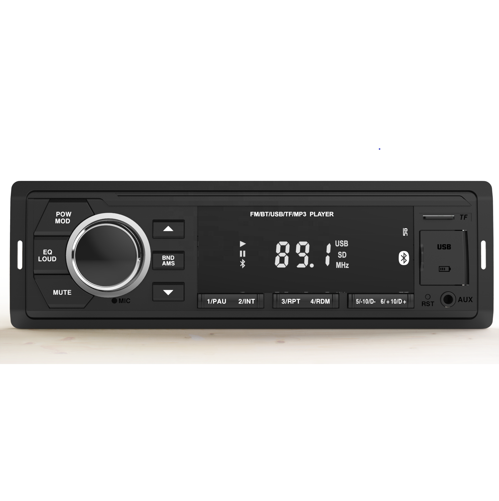 2021 New design hands free Car MP3 Player Stereo Autoradio Car Radio BT 12V In-dash 1 Din FM Aux In Receiver TF USB MP3 MMC WMA
