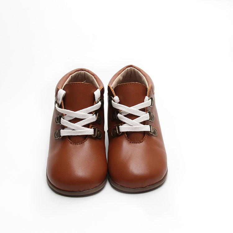 Shenzhen Wholesale Rubber sole Material Ankle Shoe Leather Hard Wearing Children Boots