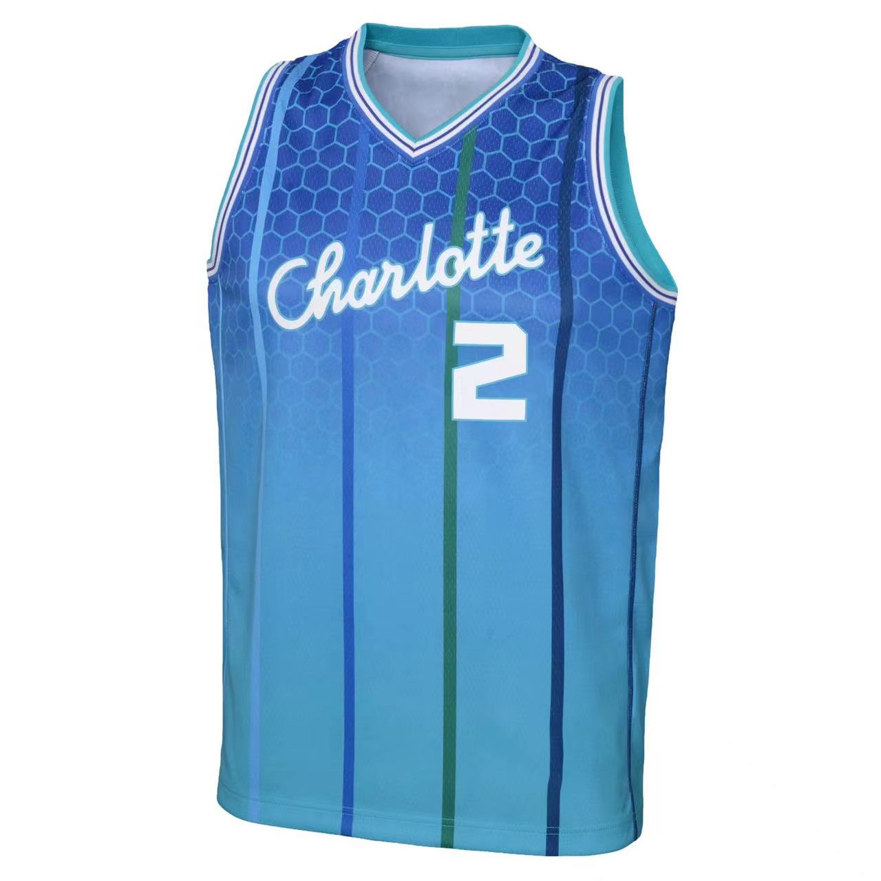 Hornets2021New season jersey 2 # баскетбольная майка с вышивкой
