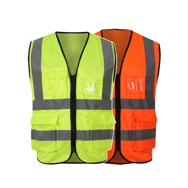 Светоотражающий жилет безопасности hi viz на молнии