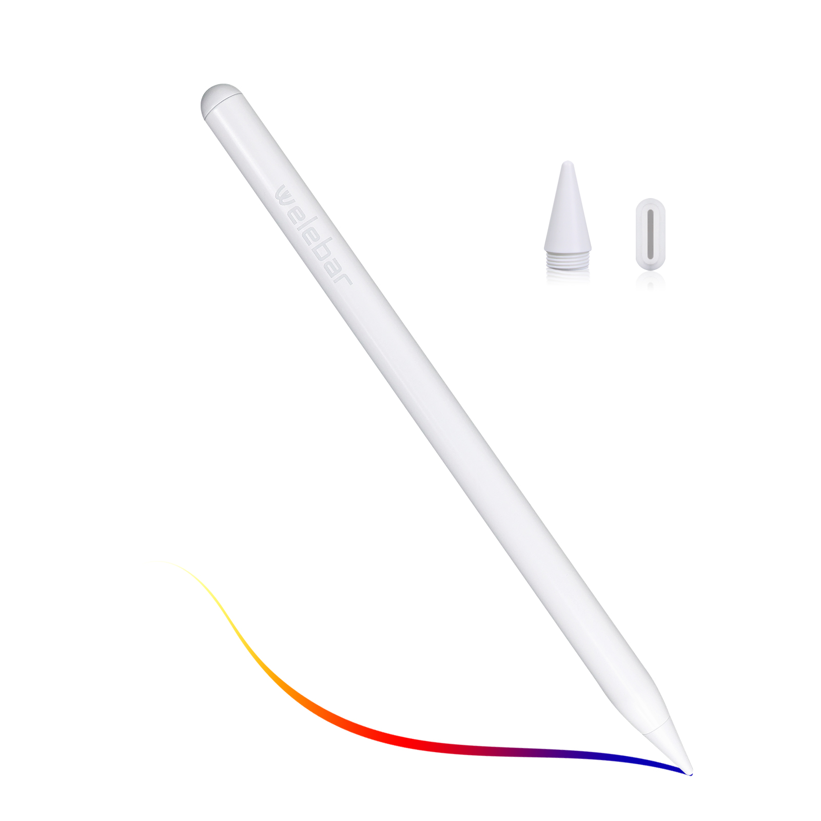 Welebar Stylus Pencil pro for iPad with Palm Rejection, aluminum capacitive touch active stylus s pen pencil for ipad ipad pro